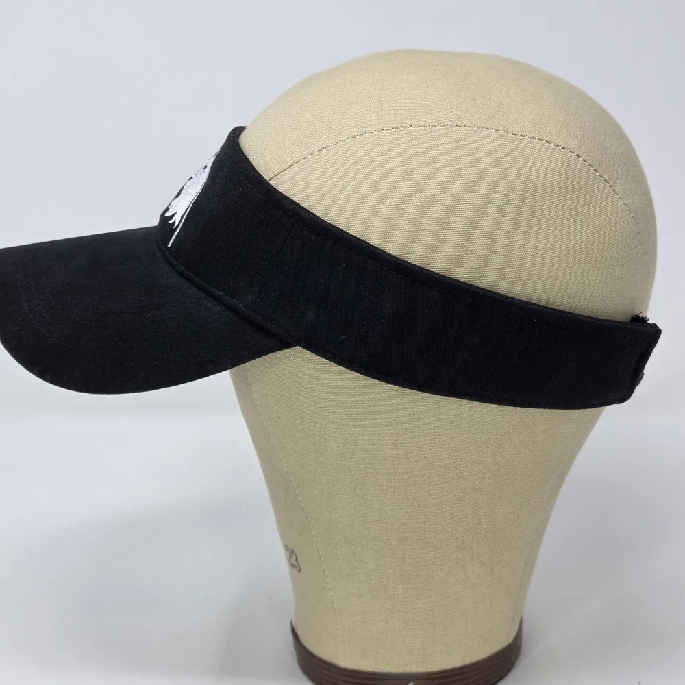 U.S  ARMY Reserve SUN VISOR CAP BLACK‎ HAT WITH EMBROIDERED YELLOW ARMY